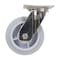 Vestil Thermoplastic Rubber Swivel Caster 6 In. Diameter x 2 In. Width 600 Lb. Capacity Gray CST-E-SS-6X2TPR-S - alternate 6
